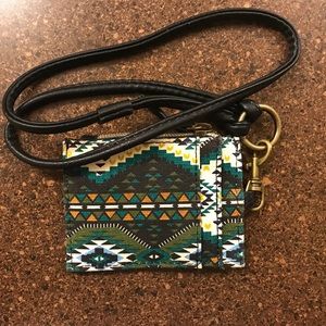 Boho ID coin purse keychain